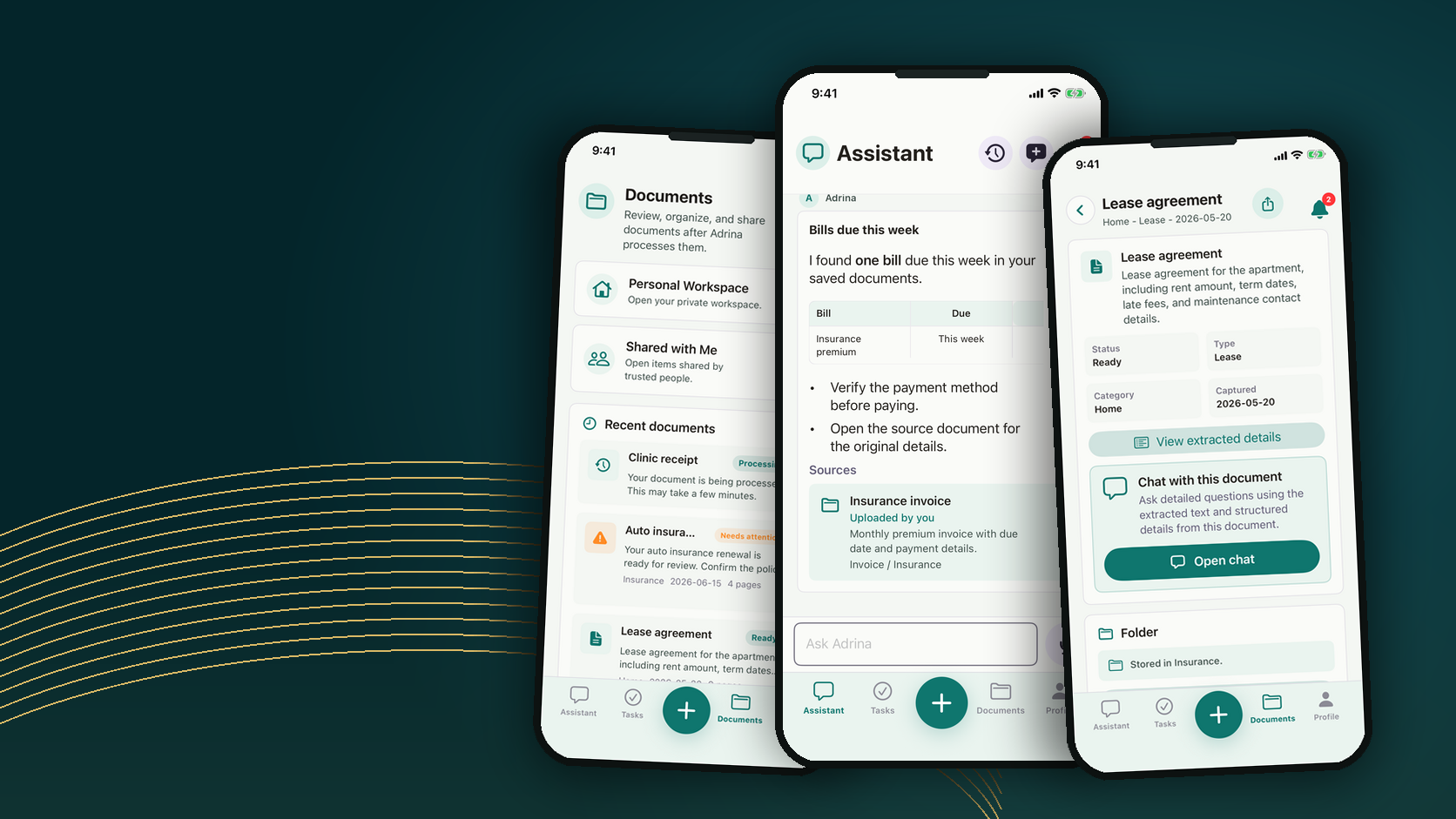 Adrina AI — 官网预览图